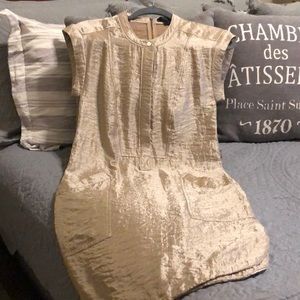 Gold J.Crew dress